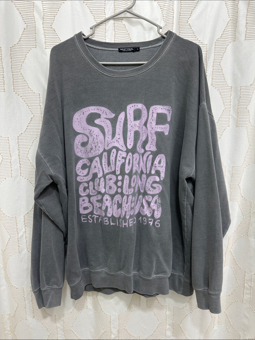 Oversized Graphic Crewneck Sweatshirt